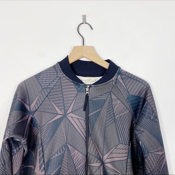 Maaji Geometric Pattern Active Zip Up Track Jacket - Picture 2 of 7